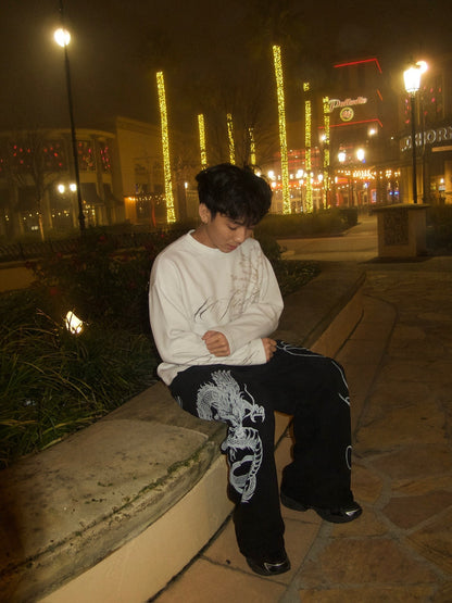 SACRED VIETNAM BLACK SWEATPANTS