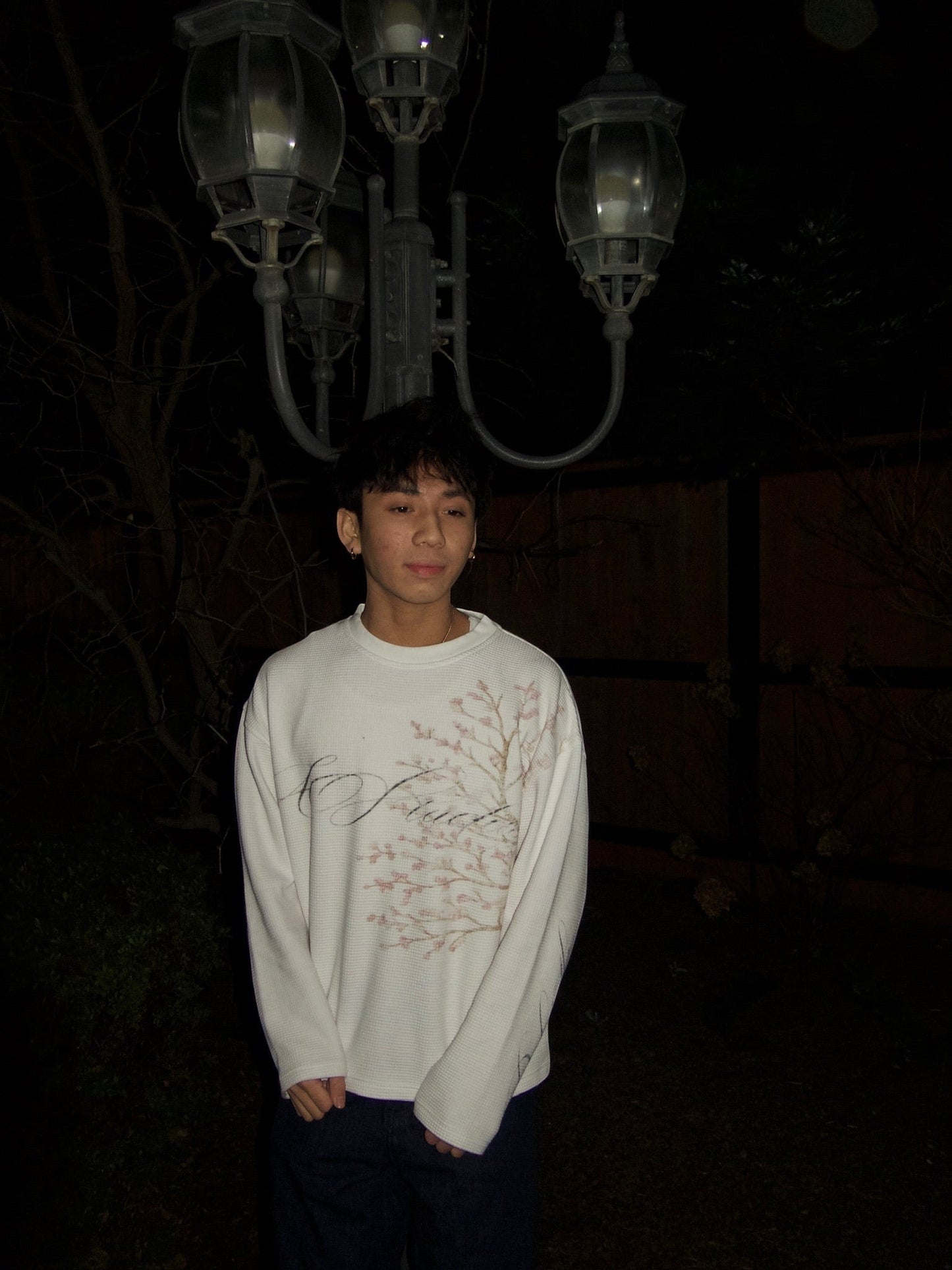 REBIRTH WHITE LONG-SLEEVE THERMAL