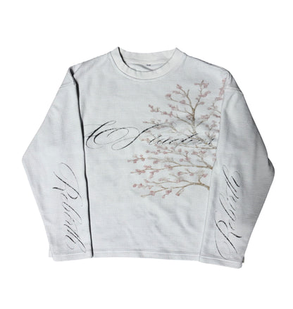 REBIRTH WHITE LONG-SLEEVE THERMAL