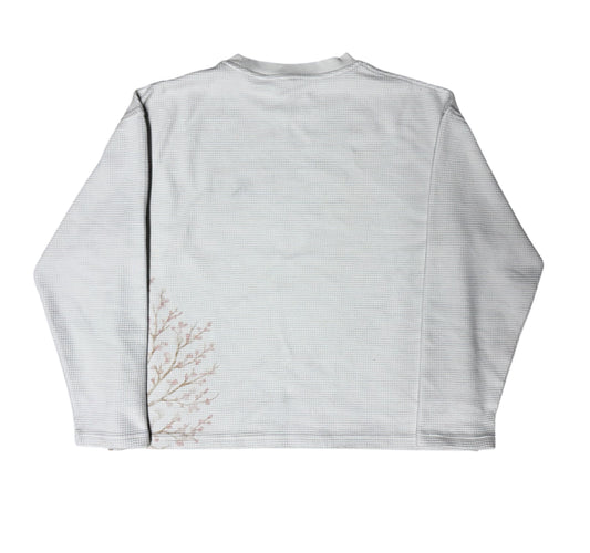 REBIRTH WHITE LONG-SLEEVE THERMAL